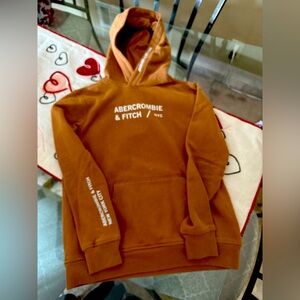 Abercrombie & Fitch Orange Hoodie